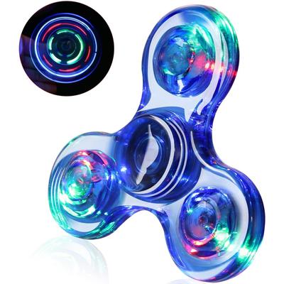 LED Fidget Spinnery, Świecące Zabawki Sensoryczne Fidget, Zabawka Świecąca w Ciemności, Zabawki na ADHD, Lęk, Stres, Wymiana Prezentów do Klasy Szkolnej na Wielkanoc