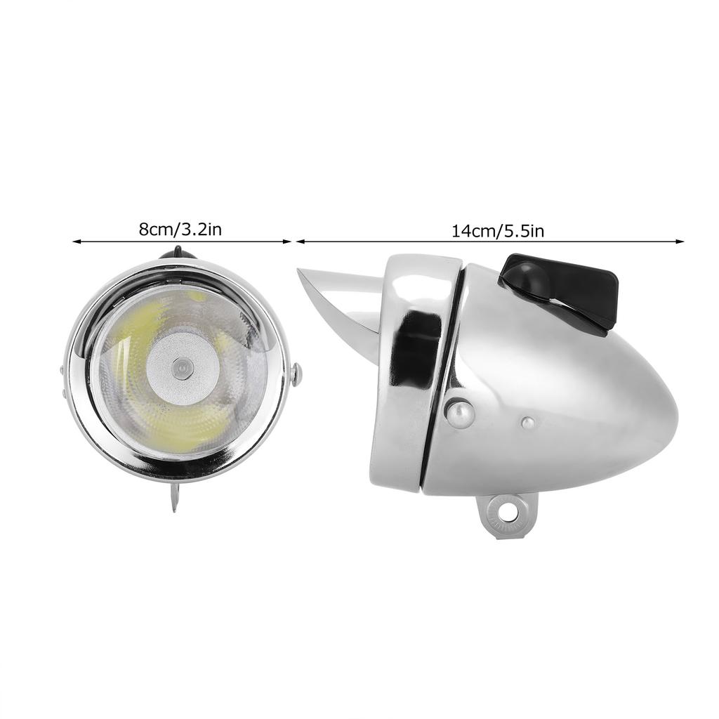 Vintage   Headlight Retro Bike LED Light Night Riding   Front Head Lamp Cycling Accessories
