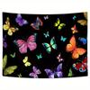 Butterfly Paradise Tapestry Vibrant Colorful and Enchantingly Unique Wall Art for a Magical Decor Statement