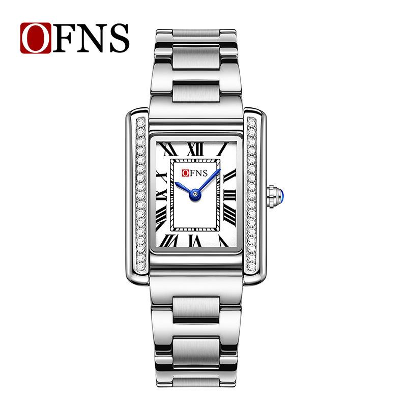 Couple Watch Fashion Square Roman Scale Men'S And Women'S Quartz Watch Waterproof Watch