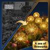Solar Dandelion Garden Light, Outdoor Solar Powered Dandelion Lamp with Stake, Waterproof Solar Pathway Light for Yard Lawn