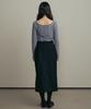 Lingseoul Essential Boat Neck Top-Gray