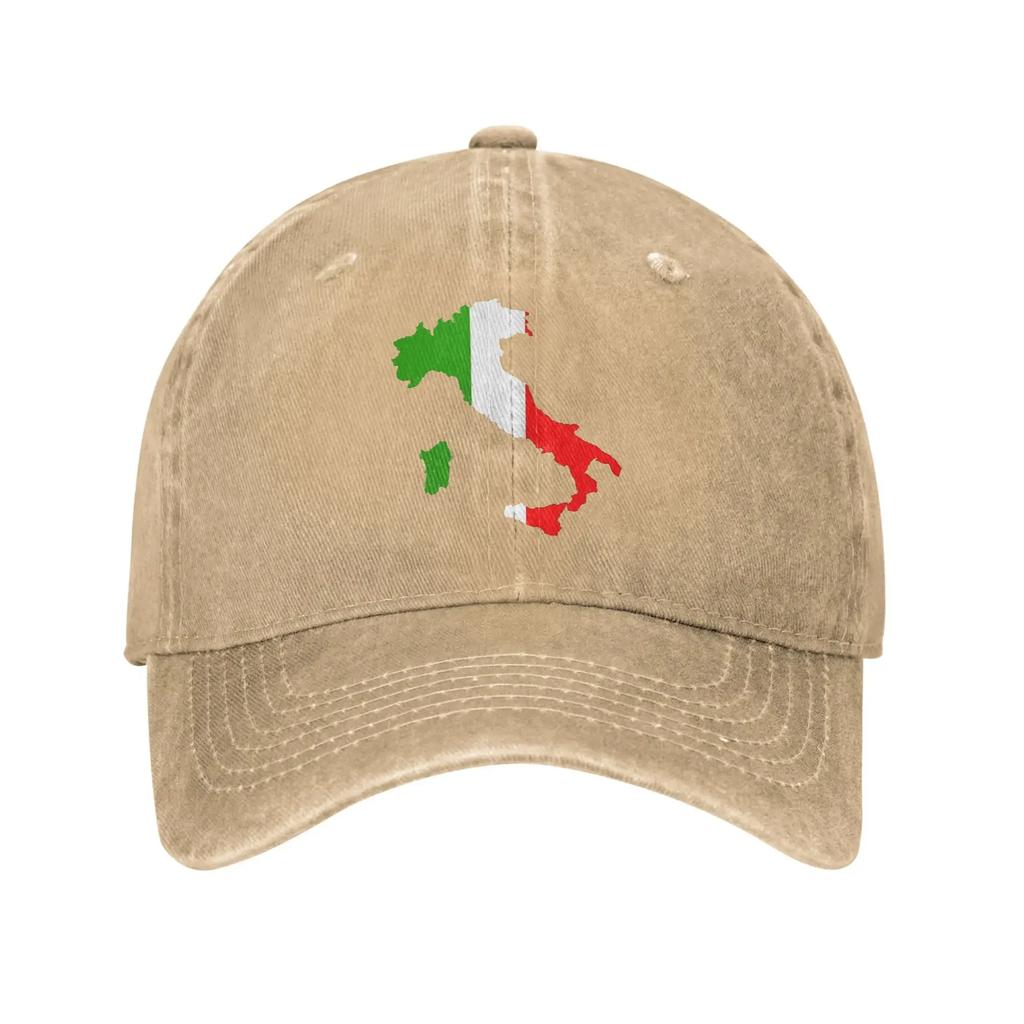 Italy Italian Flag Casual Baseball Cap Outdoor Gym Trucker Hat Summer High Quality Unisex Adult DIY Print Snapback Cap