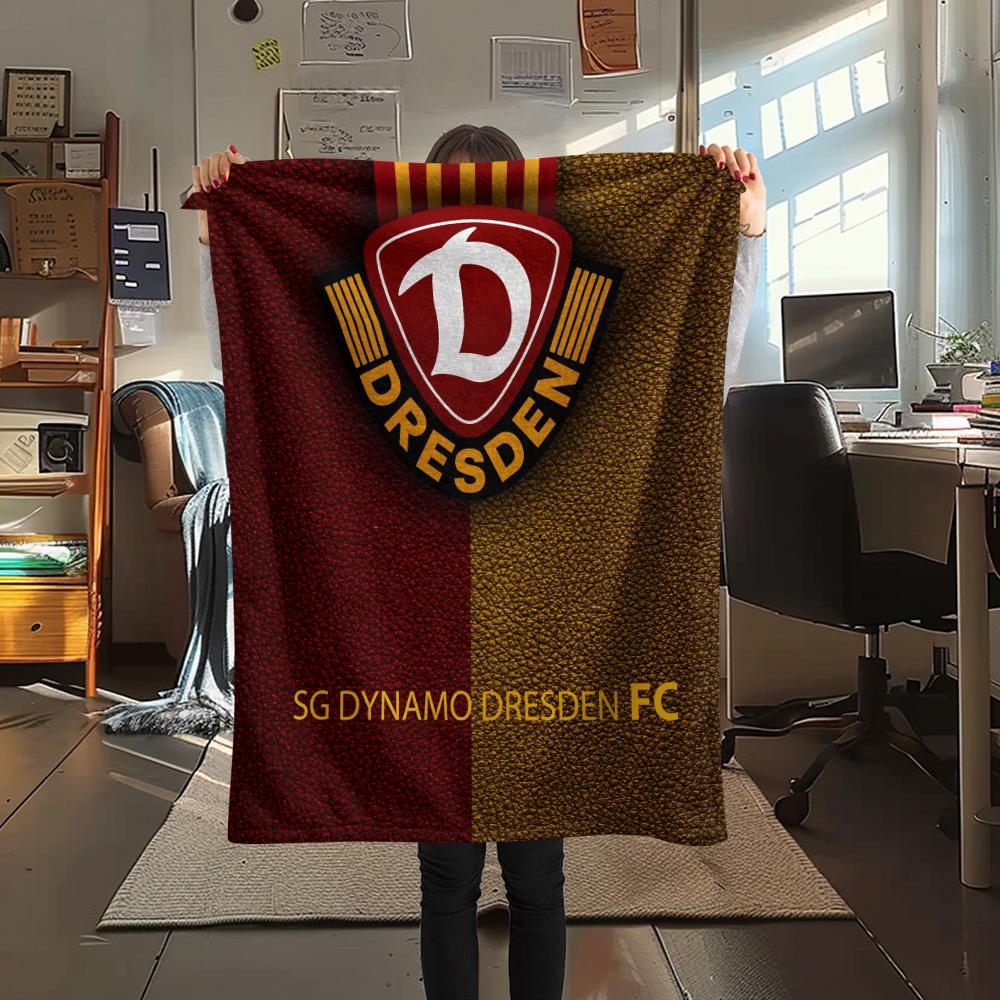 Coperta in Flanella con Stampa Dynamo Dresden, Alta qualità Confortevole per Tutte le Stagioni, Arredamento per la Casa, Calore e Comfort