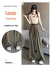 Spring High-Waisted Wide-Leg Loose Fit Pants