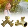 Conector despărțitor de furtun în două căi pentru udarea grădinii Distribuitor de apă de la robinet de grădină de 3/4 inch Conector Y Adaptor pentru irigare prin picurare