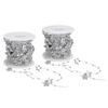 2 Rolls Star Bd String Garland 10m Length Cuttable Decorative Bds Garland for Wedding Christmas Home Decor