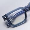 Transparent Blue Frame Square Eyeglasses Women Anti Blue Rays Photochromic Shortsighted Hyperopia Progressive Eyewear