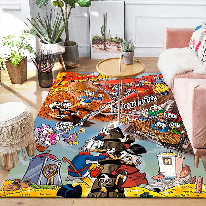 Custom 1Pc Duck Adventures Flight Fun Rug Office Carpet Indoor Outdoor Entrance Doormat Nonslip Soft And Comfortable Living Room D91639