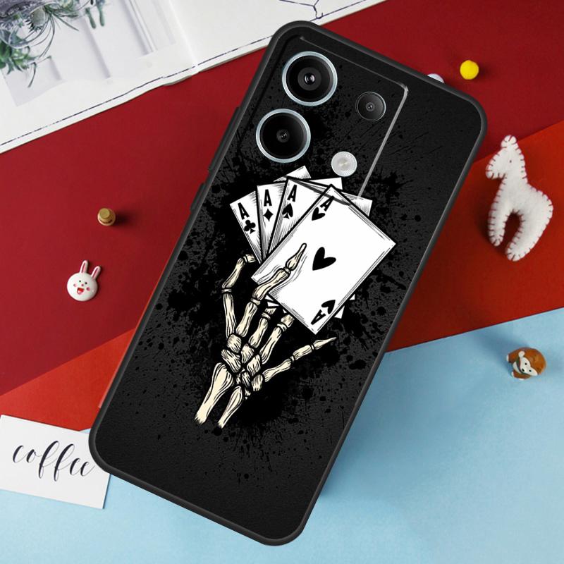 Poker Playing Card Case For Xiaomi Redmi Note 14 12 11 10 13 Pro 15 Pro Plus Redmi 15 14C 10C 12C 13C 15C Cover