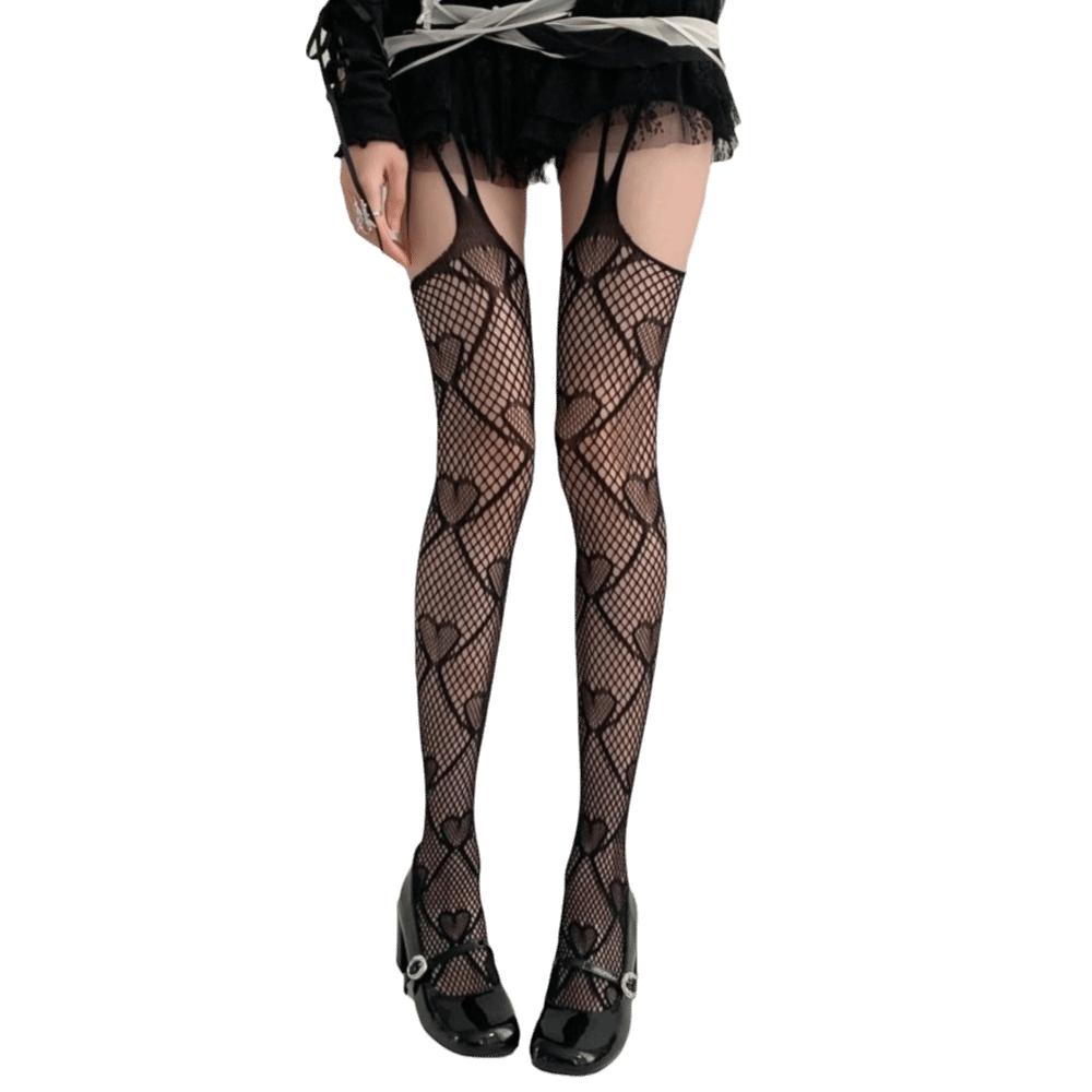 Sexy Fishnet Stockings Hollow Out Female Stockings Fashion Suspender Pantyhose