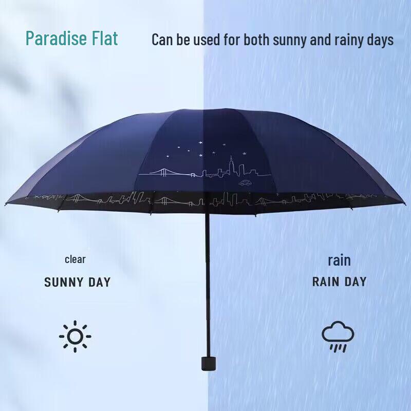 Tiangang Black Glue UV Protection Umbrella