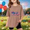 Kids Short Sleeve T Shirt Casual Loose Fit Top Graphic Print 250 Design Comfortable Cotton Blend Fabric Suitable for Everyday Wear