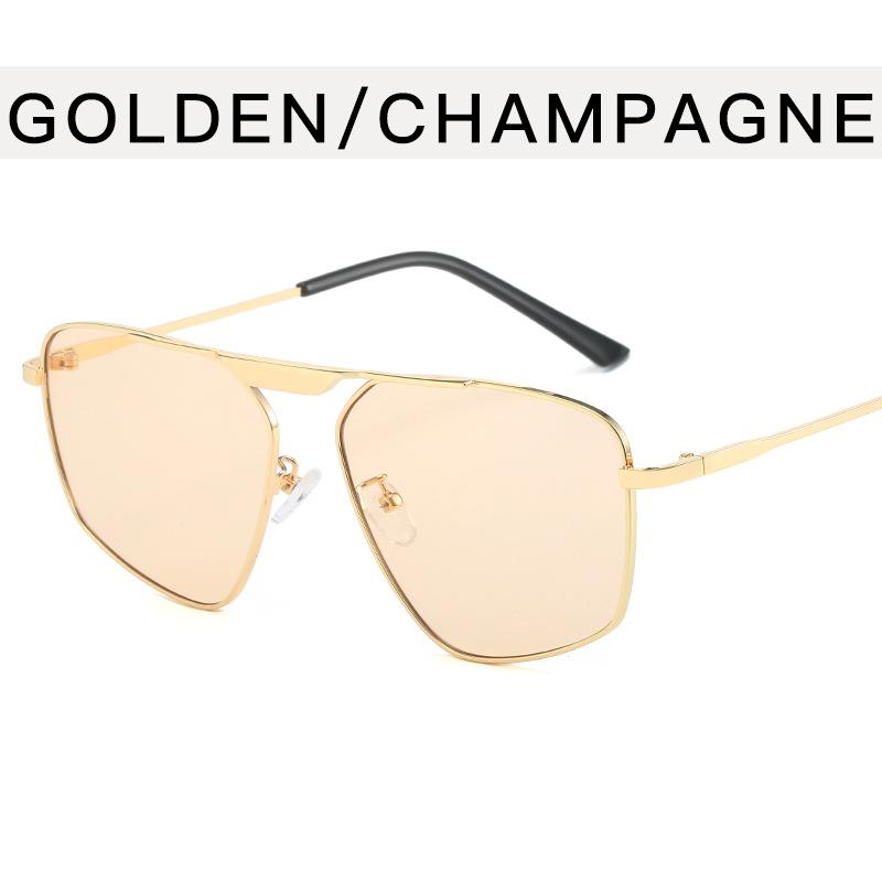 

Polygon Shape Sunglasses for Women European American Style Metal Leg Men s Sun glasses UV Protection Outdoor Sunglasses