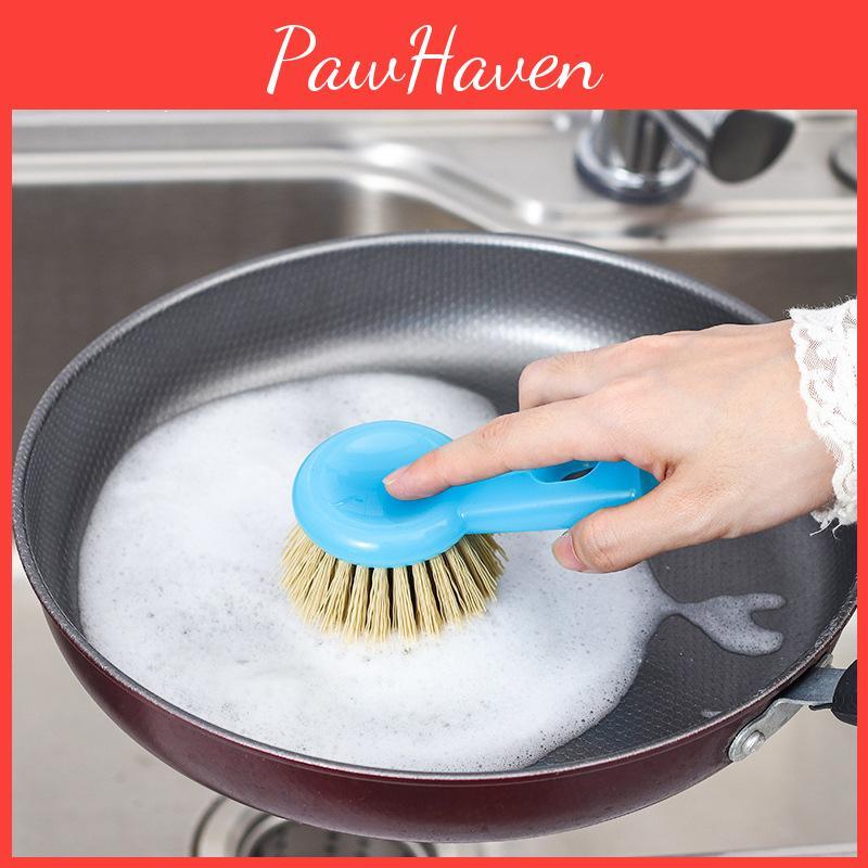 Pot Brush Kitchen Abs Material Stainless Steel Handle For Cleaning Easy
