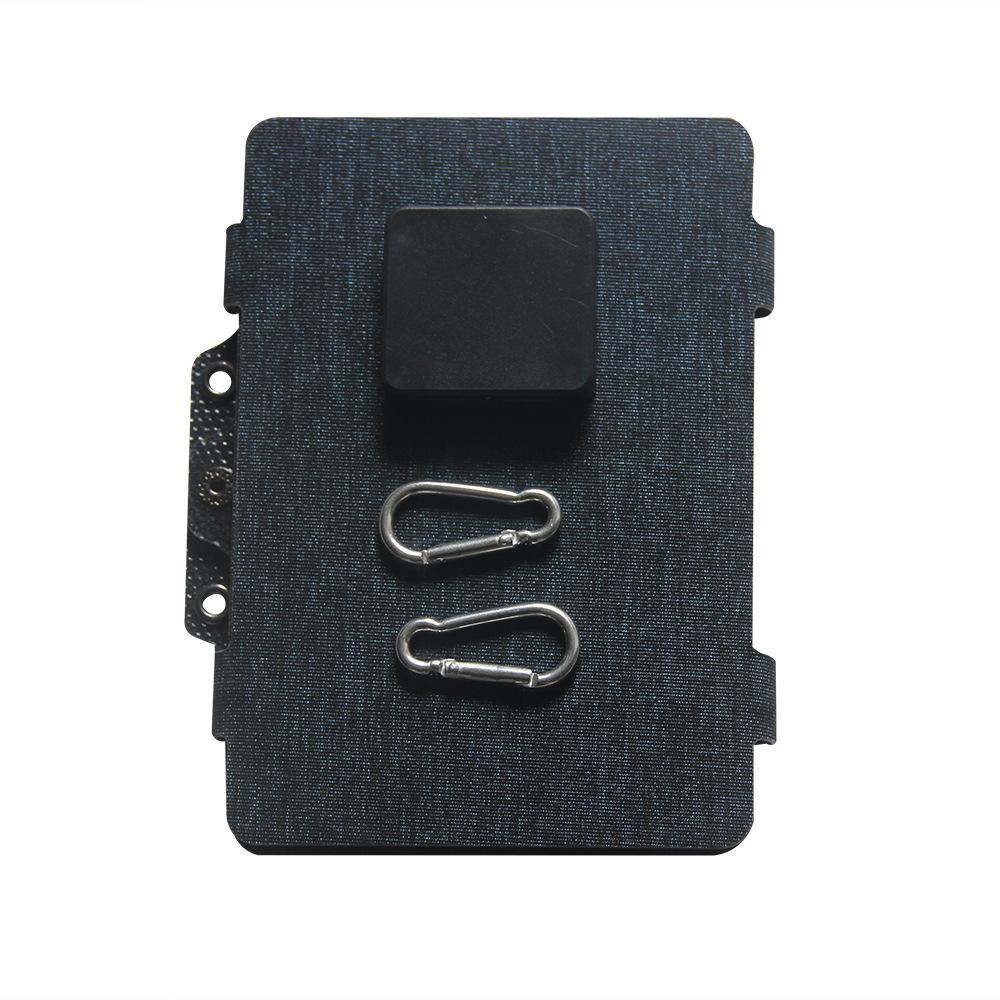 

Портативное складное солнечное зарядное устройство мощностью 14 Вт из ETFE с двойным USB-выходом для кемпинговой электростанции синий