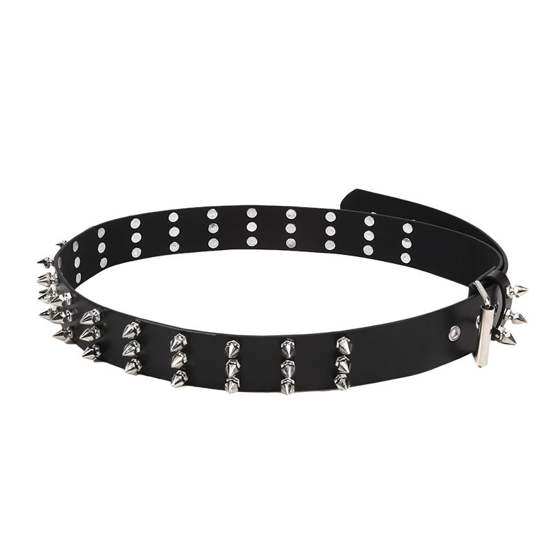 1PC Studded Belt Metal Punk Rock Rivet Belts For Women/Men Punk Belt Gothic Belt Accessories For Jeans Pants