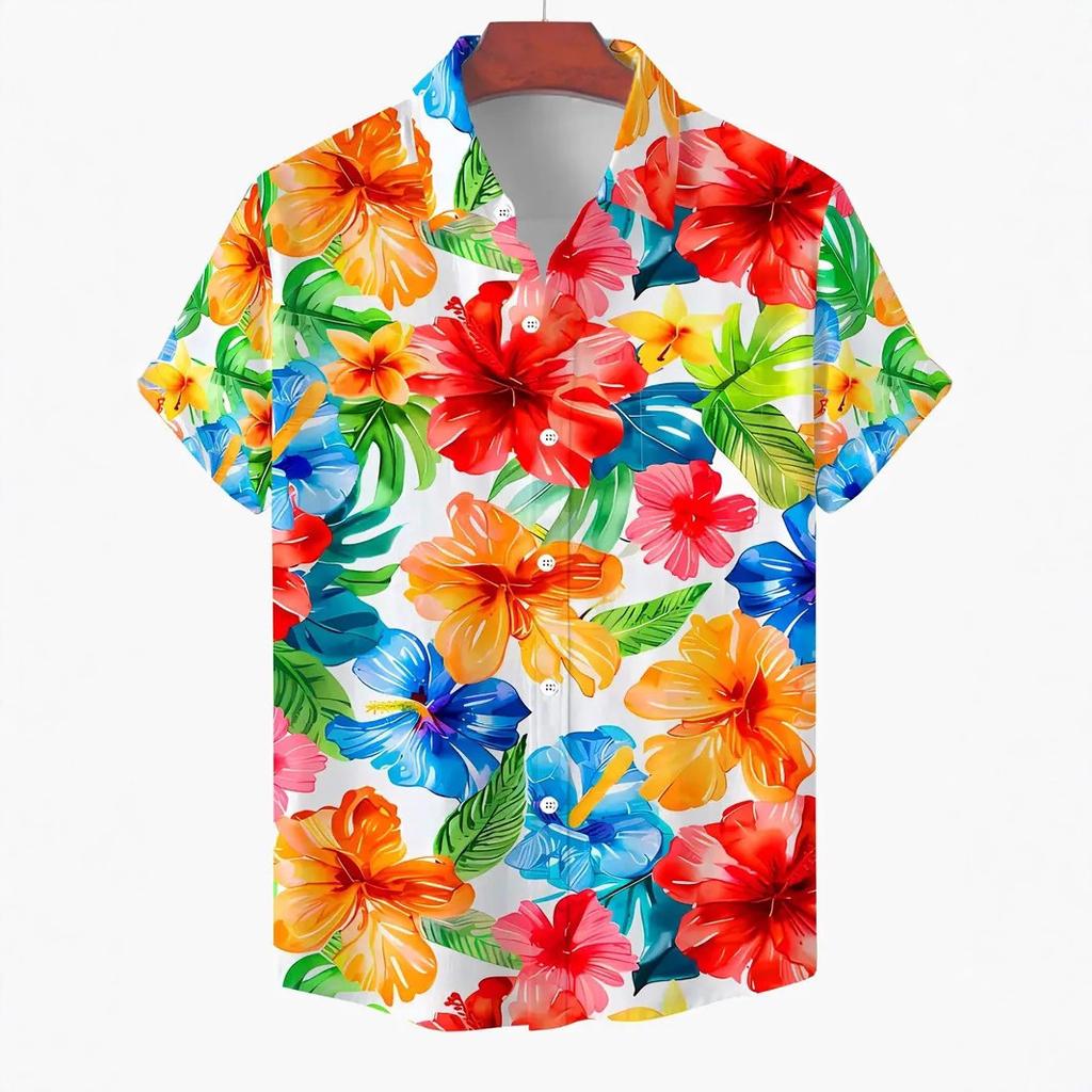 Spring and summer new fashion men's clothing men's short-sleeved shirt top cardigan source factory quick-drying short sleeves