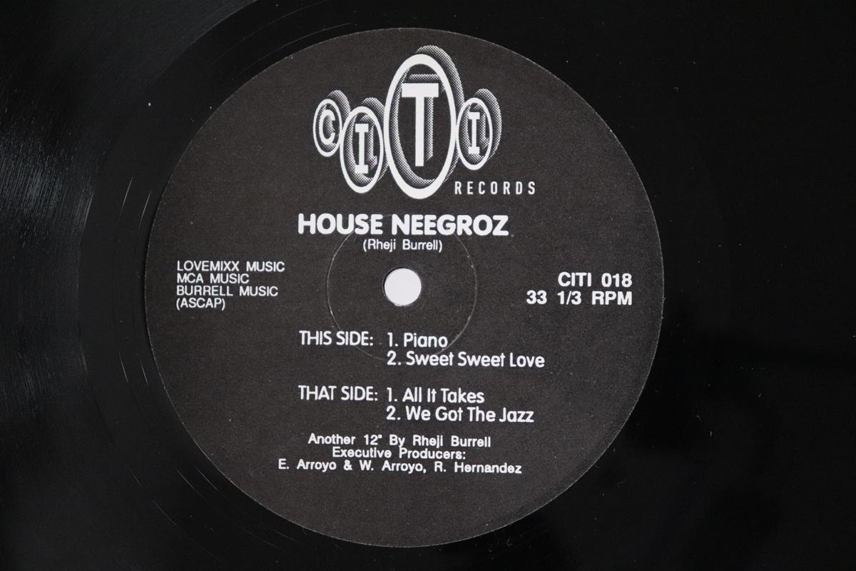 

12inch Record HOUSE NEEGROZ Piano CITI018 CITI RECORDS 1993 US Dance Electronica Used
