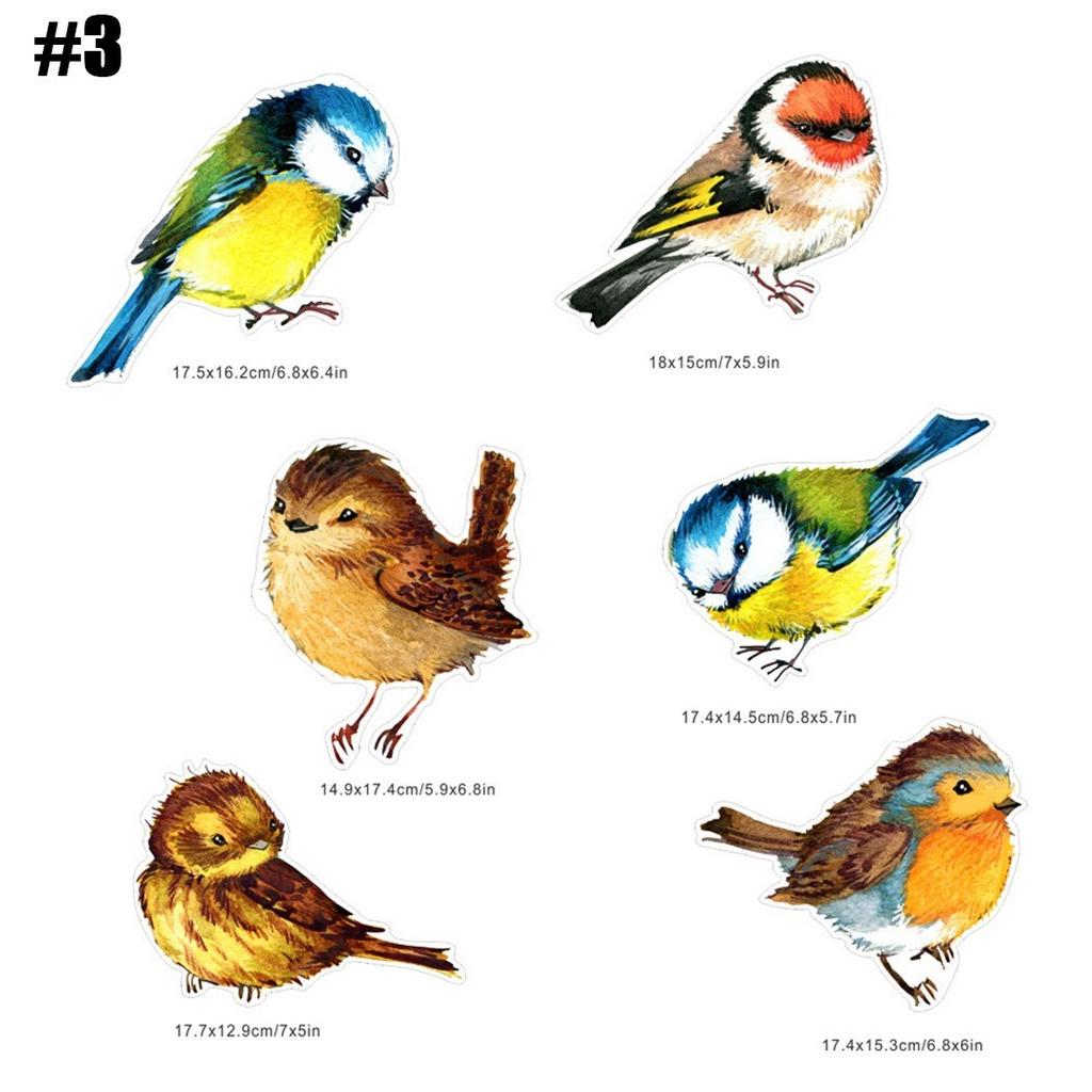 Stickers Bird Cling Decor Decorations Electrostatic