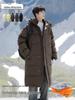 Men's Mid-Length Cotton Padded Jacket - Thickened Winter Coat for 2025 Season
