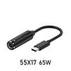 PD Output DC To Type-C Charging Cable PD 65W DC Female To Type-C Male  Charging Mobile Phones