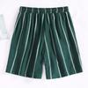 Men's Summer Shorts Casual Fashion Plus Size Elastic Waist Stripe Shorts for Men Clothes