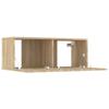 5 Piece TV Cabinet Set In Sonoma Oak Effect Particle Board