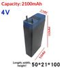 4V Lead Acid Battery 350-2100Mah Rechargeable Storage Batteries Led Lamp Headlights Flashlights Electric Mosquito Swatter