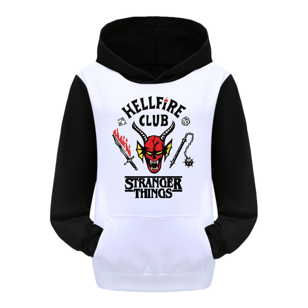 Stranger Things, Tasche Kapuzenpullover, Kinder Kapuzenpullover Lässiges Set