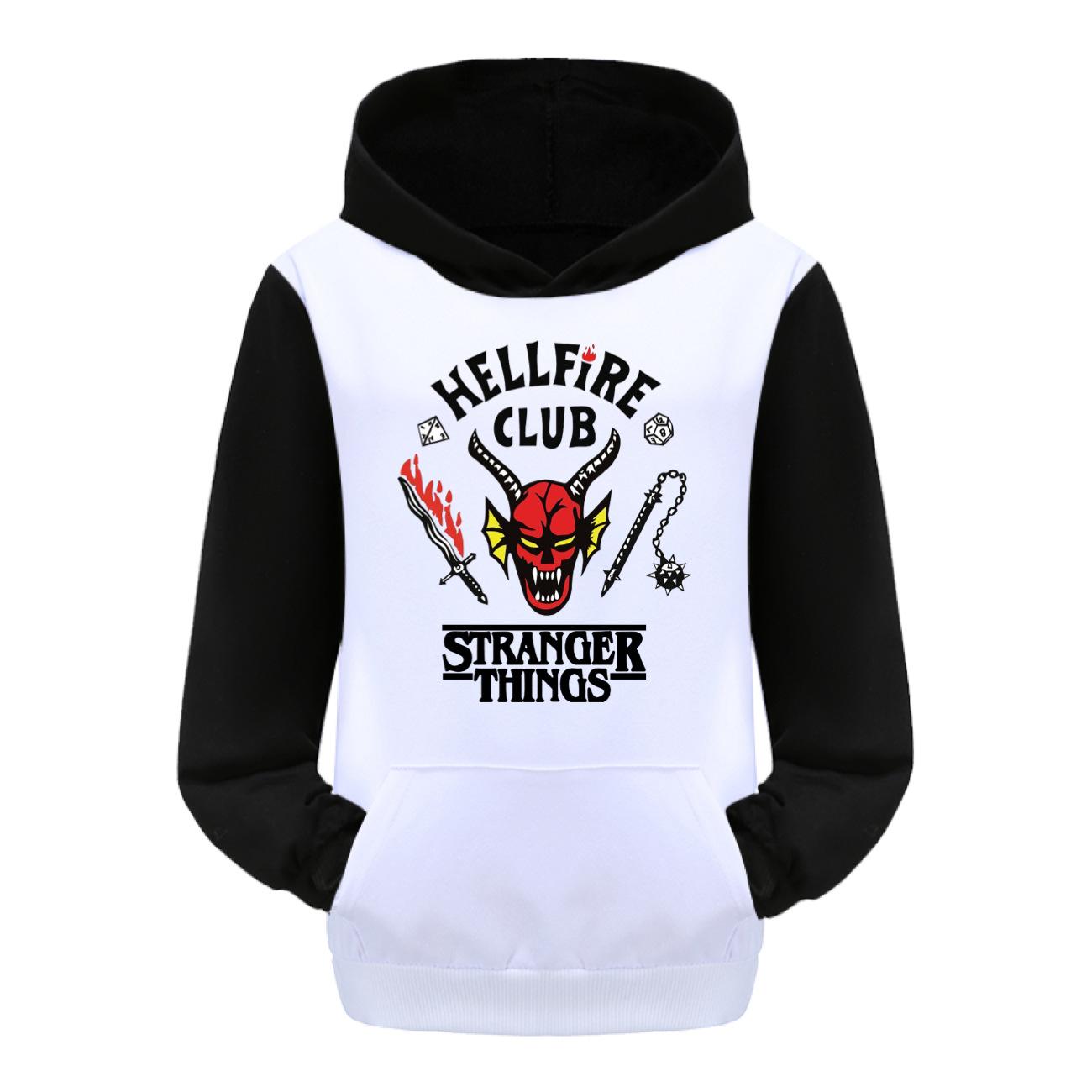 

Stranger Things, Bag Hoodies, Kids Hooded Sweater Casual Set 150