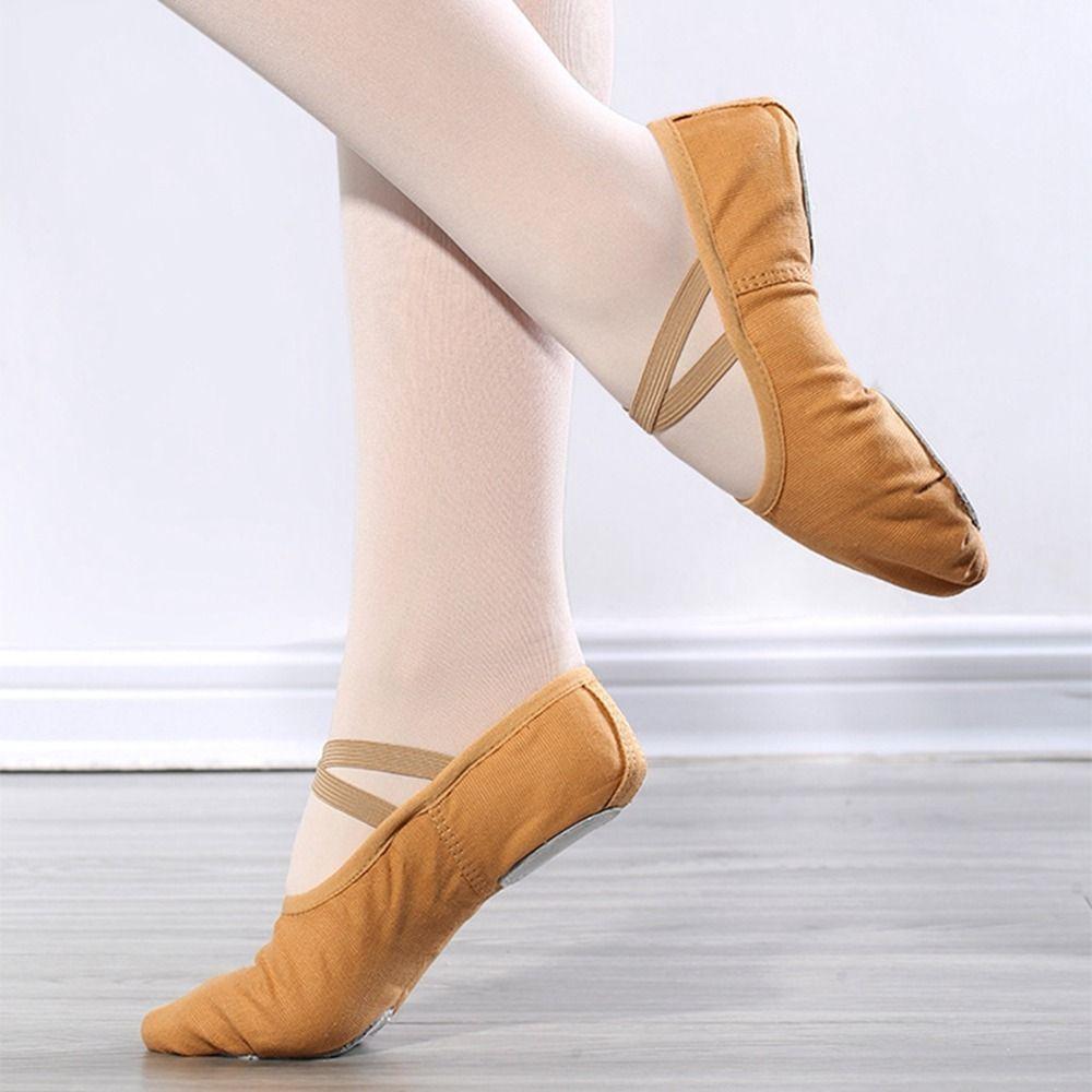 Soft Sole Latin Dance Canvas Training Girls Ballet Shoes Dance Shoes Girls Shoes Flats Shoes