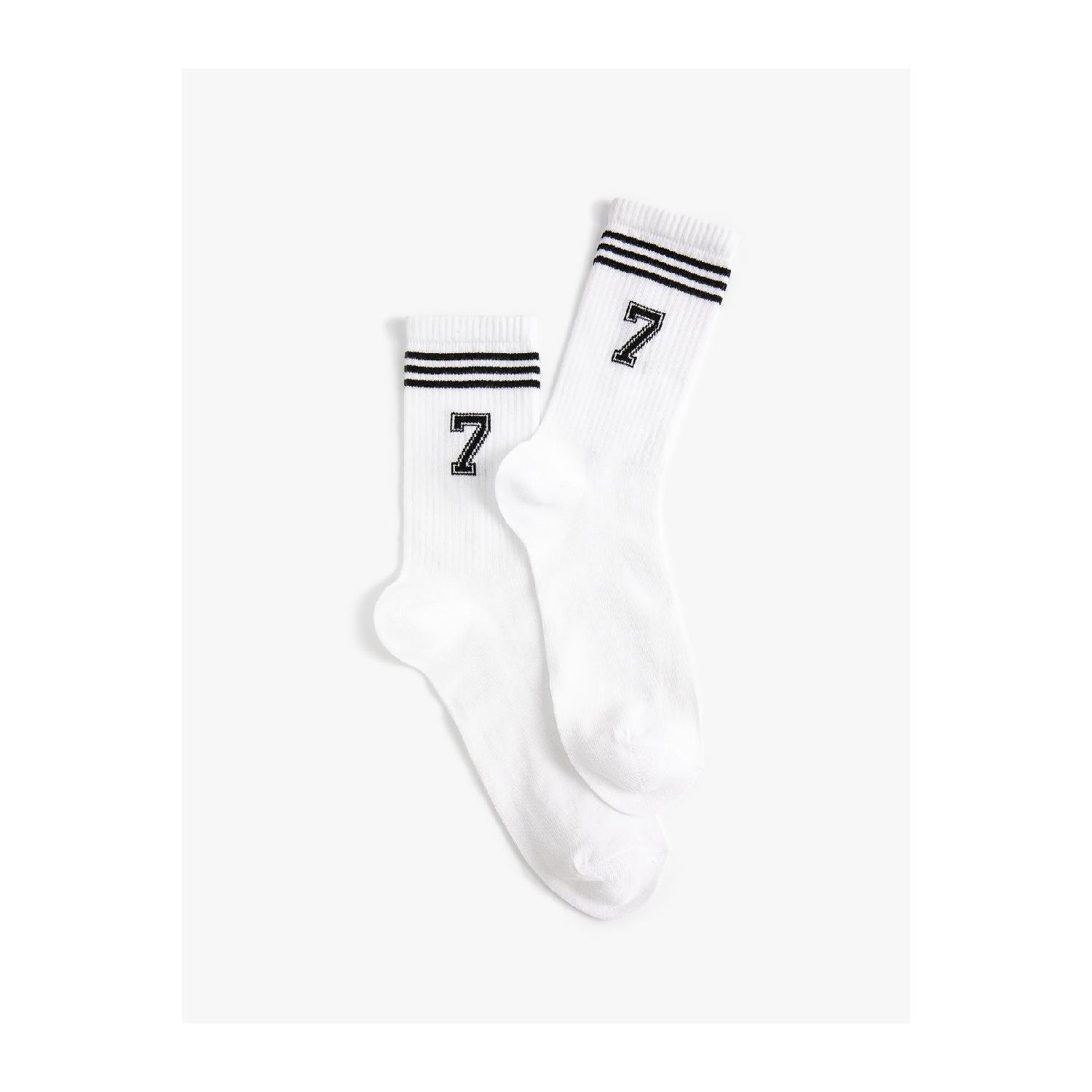 

Socket Socks Number Printed Cotton Mixed чорний