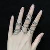 Niche Design Sense Cold Wind Chain Love Opening Simple Fashion High Sense Index Finger Ring Women