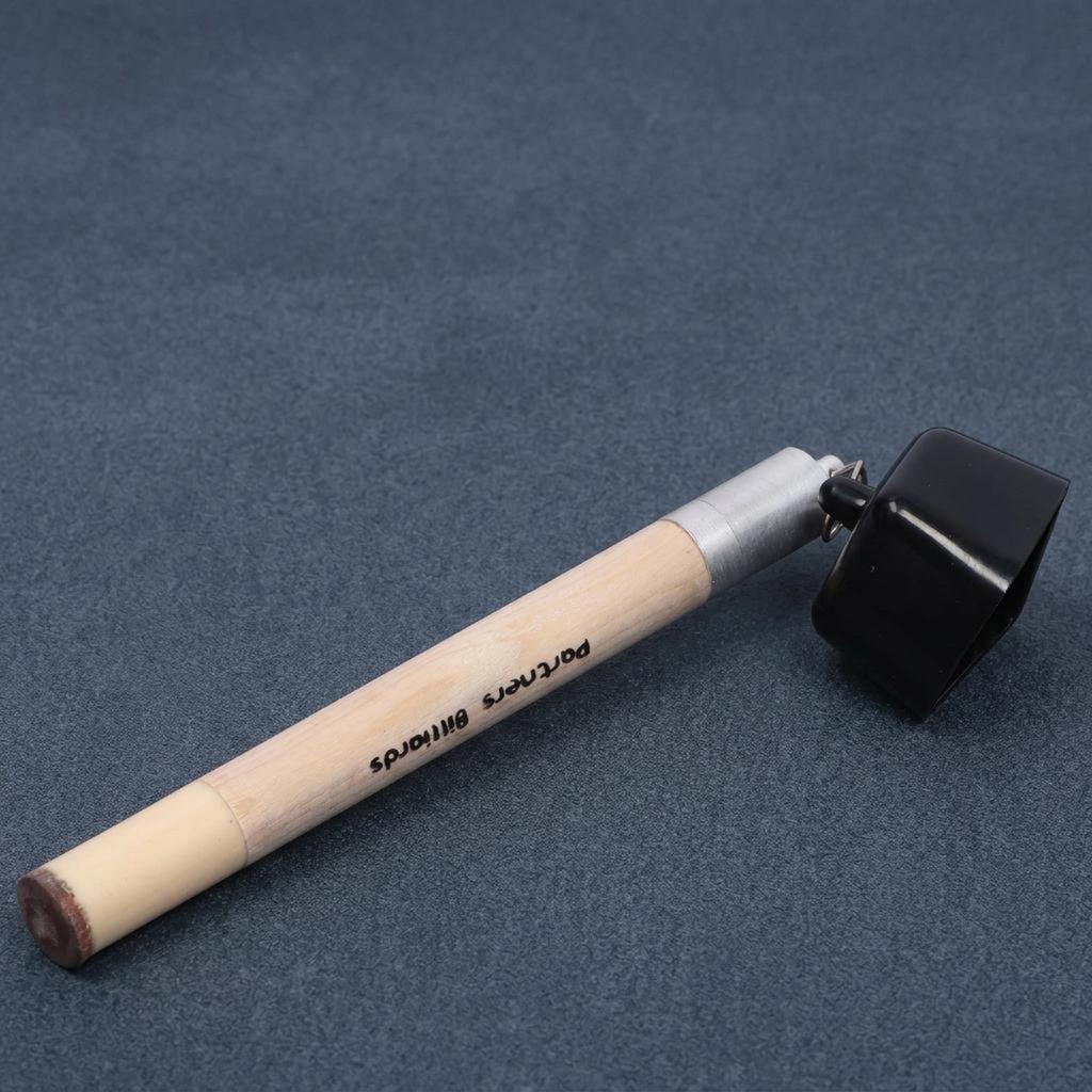 Cue Tip Pricker Multifunction Cue Tip Prick Chalk Holder Wood Handle Metal Sleeve