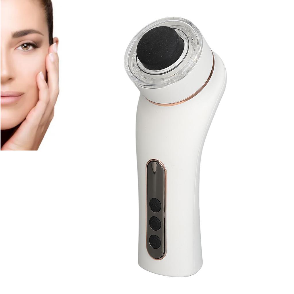 Facial Beauty Device Microcurrent Red Blue LED Vibration Hot Cold Compress  Cleansing Skin Lifti