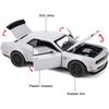 Maßstab 1/32 Dodge Hellcat Challenger Diecast Metall Rückzug Modellauto Hellcat mit Sound und Licht Hellcat Auto Spielzeug Geschenke für Kinder ab 3 Jahren