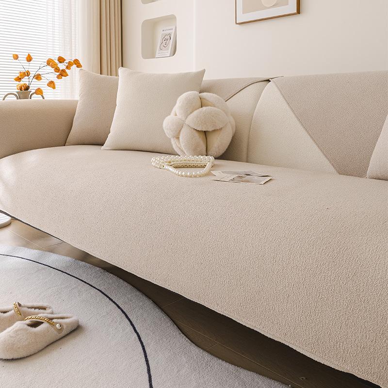 Chenille Waterproof Sofa Cushion Four Seasons Universal Modern Simple Non-Slip Stain-Resistant Anti-Scratching Sofa Cover High-Grade