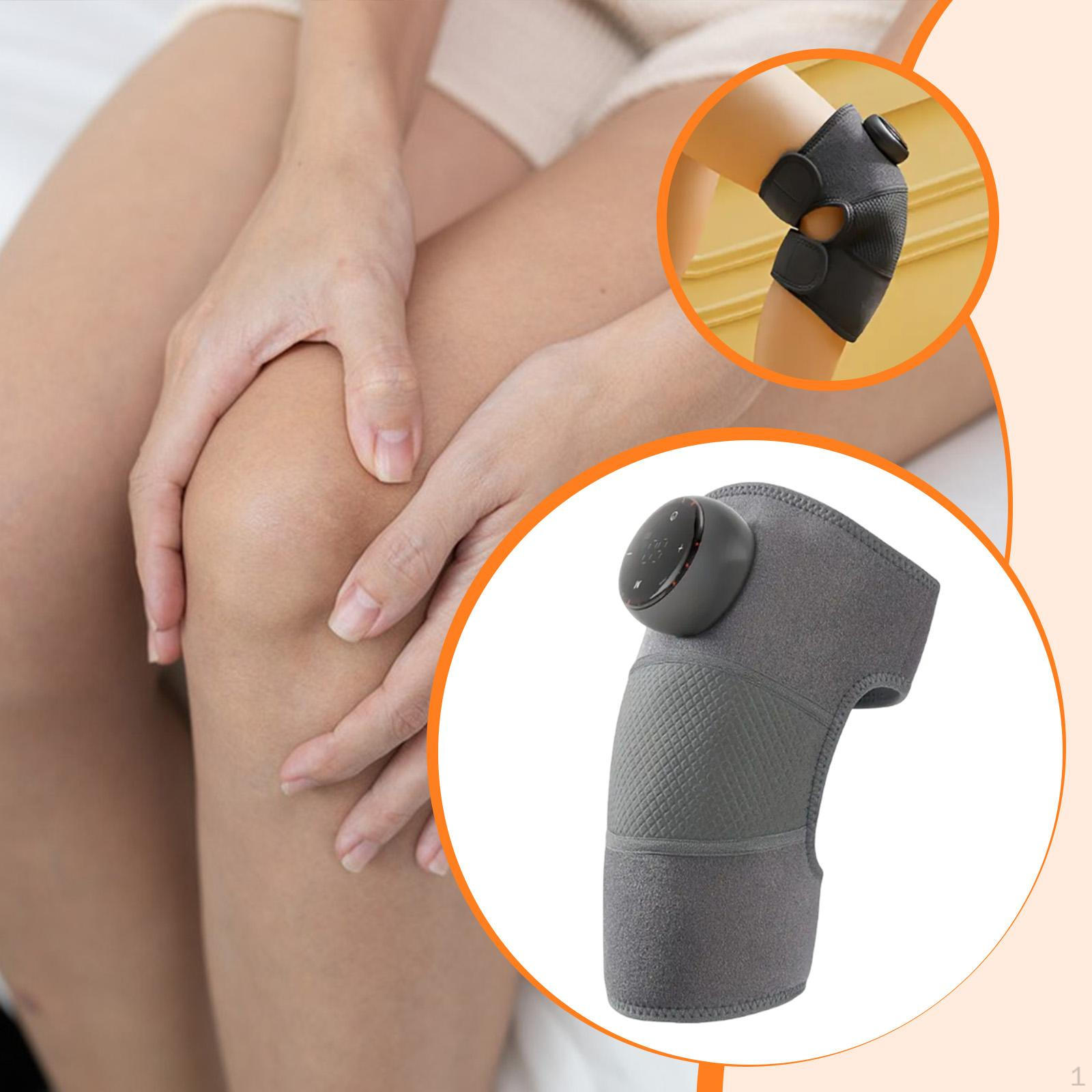 

Knee Massage Cordless Adjustable for Home Office Work Travel Lightweight Multipurpose Gift Mom сірий колір