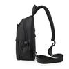 Jednobarevná náprsní taška Pánská taška přes rameno Voděodolná crossbody taška