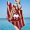 Torino Fc Crest Design Microfiber Beach Towel, Lightweight And Quick-Dry, for Summer Travel, Beach Essential, Swimming Pool