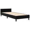 Boxspring Bed with Headboard Black 80 X 200 Cm Velvet
