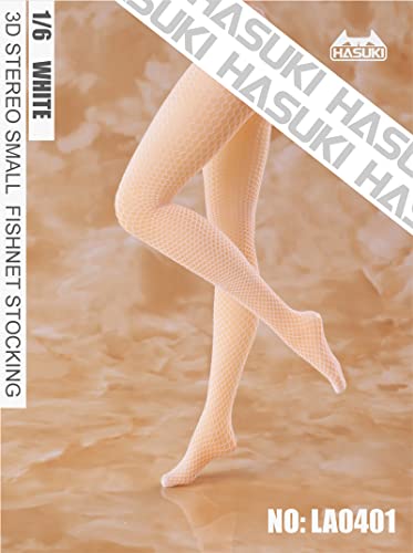 

[TOYBARJAPAN] 1/6 figure accessories/HASUKI LA04 Beautiful Super Sexy Women 3D Network Titsux Sticking (Not included body, head and shoes) (01 White)