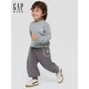Gap Boys and Girls Toddler 2025 Autumn and Winter New Logo Embroidered Fleece Jogger Pants Children's Sweatpants 805382