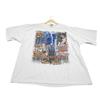 VTG Bayside Shirt Mens 3XL White Fremont Street Las Vegas Graphic Tee Made USA Unisex T-Shirt