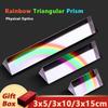 Crystal Physical Optics Prism Optical Glass Seven Colors Rainbow Triangular Prism Prism Design Seven Color Triprism