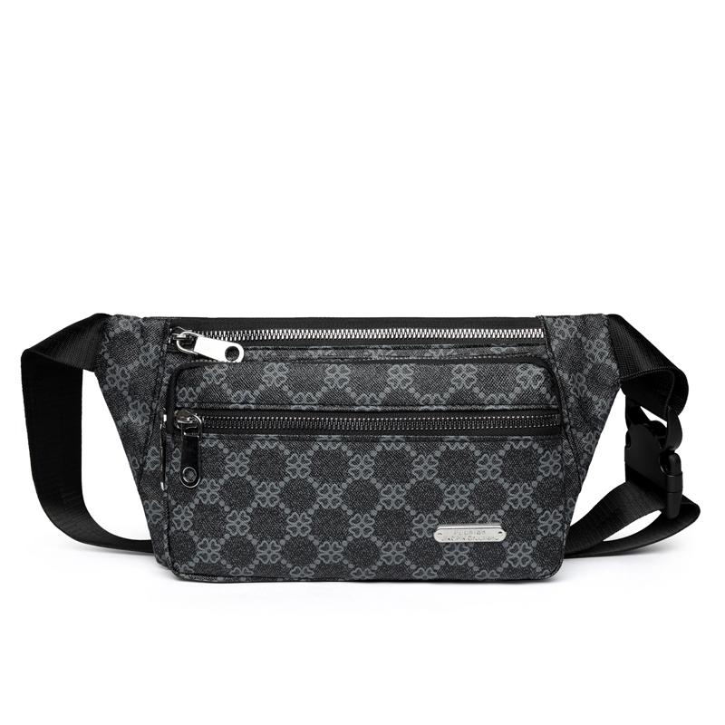 Waist Bag Men Belt Pack Waterproof Sports Travel Phone Pouch Messenger Pouch Fashion Chest Bag Men Hip Waist Pack Shoulder Bags