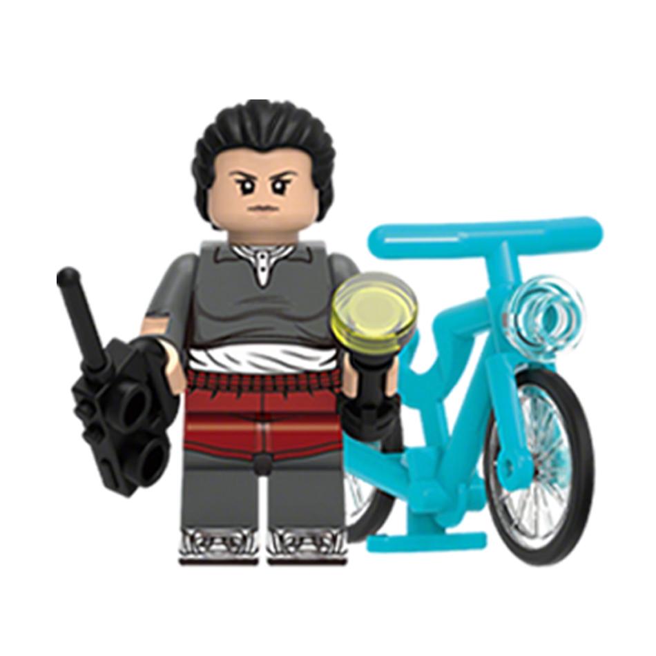 8Pcs/Set The Horror TV Dustin Mike Lucas Will Demogorgon Model Building Blocks Enlighten Action Figure Bricks Toys For Children