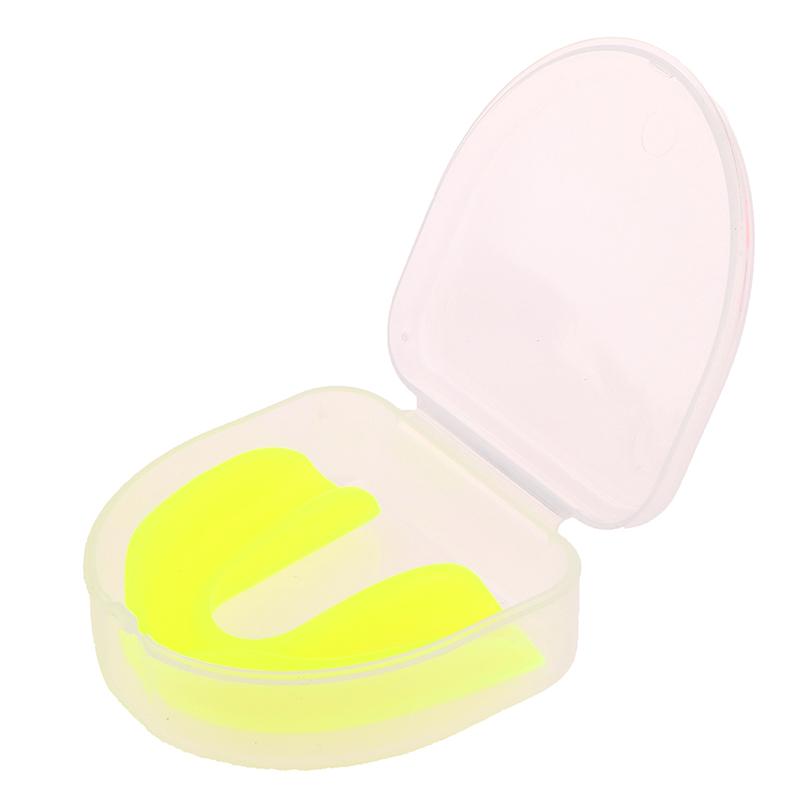 

Спортивный шокер для зубов, рта, бокса, скрежета зубов, протектор для зубов жёлтый