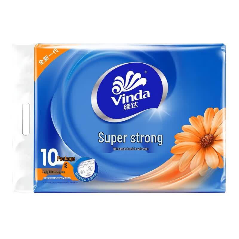 Vinda Super Tough 3-Ply Facial Tissues